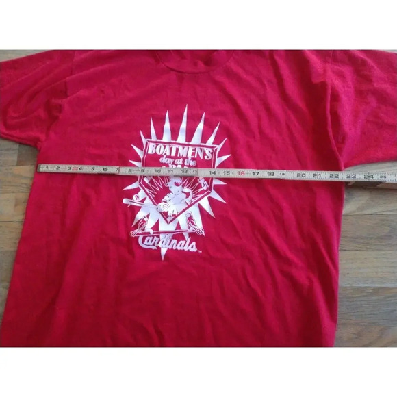 Vintage 90s St. Louis Cardinals 1995 T Shirt Size X-Large - Picture 4 of 9